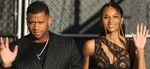 Ciara and Russell Wilson seen making an appearance together to the Jimmy Kimmel Show