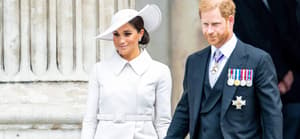 Prince Harry Duke of Sussex and Meghan Markle Duchess of Sussex attending the Service of Thanksgiving for the Queen, marking the monarch's 70 year Platinum Jubilee, at St Paul’s Cathedral in London. 03 Jun 2022