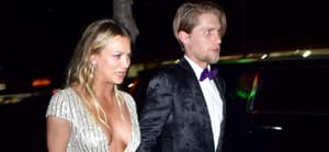 Kaley Cuoco arrives at Delilahs with her boyfriend Karl Cook