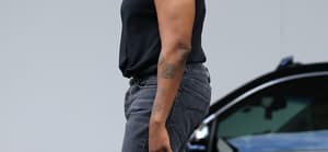 Newly single Kanye West and girlfriend Chaney Jones leave their hotel in Miami and are followed by a pretty blonde who also traveled with them in Miami