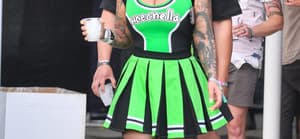 Amber Rose wears a apos Hoechella apos outfit to Coachella day 2