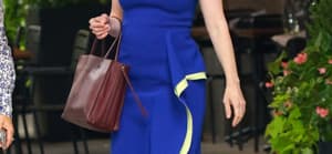 Chelsea Clinton seen leaving her apartment building in NYC