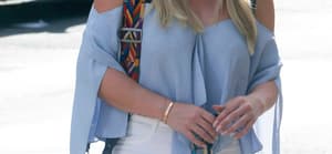 Hilary Duff on the set of "Younger"
