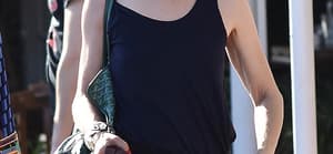 Selma Blair goes to Fred Seagal with her dog in West Hollywood