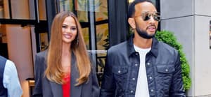 Chrissy Teigen and John Legend look loved up as they head out in NYC