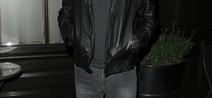 Kevin Bacon is seen leaving the Covent Garden hotel Kevin wore a grey cap black leather jacket grey sweater and grey jeans He appeared a little gaunt