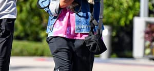 Willow Smith Holds Her Cute Lil Pooch Abby With Boyfriend De apos Wayne Jackson During A Grocery Store Run At Whole Foods In Malibu CA