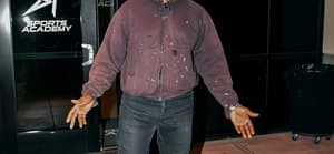 Kanye West Is All Smiles amp Unbothered As He Held A Mini Press Conference At His Daughter North apos s Basketball Game In Thousand Oaks CA