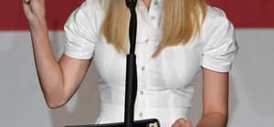 Ivanka Trump speaks during a campaign event for her father at the Bayfront Park Amphitheatre on October 27, 2020 in Miami Florida.