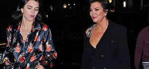 Kendall Jenner and Kris Jenner head for dinner at the "Nobu" restaurant