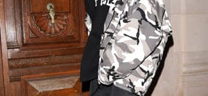 Cardi B is seen at the Balenciaga store