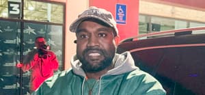 Kanye West leaves a basketball game in Calabasas Ca