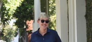 Ellen DeGeneres is all smiles as she is spotted running errands around town