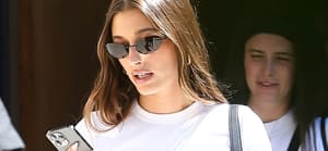 Hailey Bieber is seen out and about in Beverly Hills