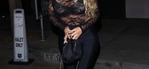 Larsa Pippen enjoys a night out with her daughter Sophia Pippen at Craigs Restaurant in West Hollywood CA