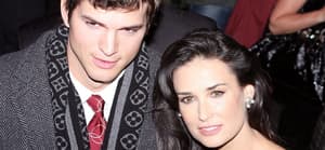 DEMI MOORE AND ASHTON KUTCHER ARRIVE AT THE UK CHARITY PREMIERE OF 'FLAWLESS'