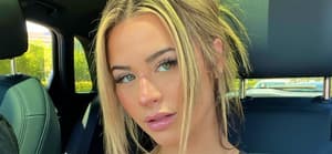 Emily Elizabeth taking a selfie.