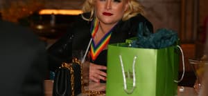 Meghan McCain receives the Lilla Watson Medal during the Diversity Honors dinner