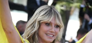 Heidi Klum at the La Passion De Dodin Bouffant" red carpet during the 76th annual Cannes film festival