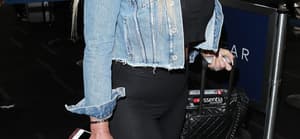 Kim Zolciak arrives at the Los Angeles International Airport