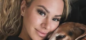 Kindly Myers with dog
