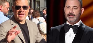 Jimmy Kimmel Doubled Down On Matt Damon 'Feud' At The Oscars