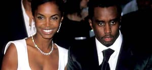 Sean P Diddy Combs And Kim Porter at Mercedes-Benz Fashion Week