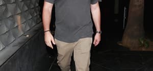 Manager Scooter Braun is seen leaving Usher's birthday party in Los Angeles.