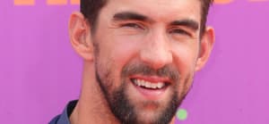 Michael Phelps arrives at the Nickelodeon Kids' Choice Sports Awards in Los Angeles