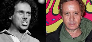 A collage of fitness guru Richard Simmons and comedian Pauly Shore