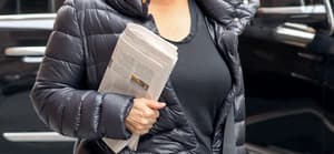 Joy Behar seen leaving the view in NYC