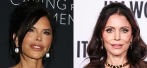 A photo collage of Lauren Sánchez and Bethenny Frankel