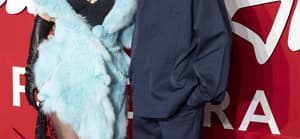 Rihanna and A$AP Rocky attend the Fashion Awards 2024