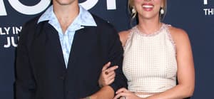 Scarlett Johansson and Colin Jost at 'Fly Me to the Moon' World Premiere