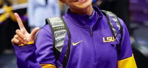 January 17, 2025: LSU Tigers Olivia Dunne after the NCAA gymnastics dual meet between the Florida Gators and the LSU Tigers at the Maravich Center in Baton Rouge, LA. Darren Lee/CSM (Credit Image: © Darren Lee/Cal Sport Media) Newscom/(Mega Agency TagID: csmphotothree345814.jpg) [Photo via Mega Agency]