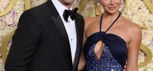 Miles Teller and Keleigh Teller at 82nd Annual Golden Globe Awards