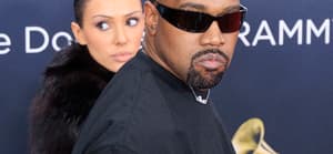 Kanye West and Bianca Censori at 2025 Grammy Awards