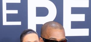 Kanye West and Bianca Censori at 2025 Grammy Awards