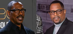 A photo collage of Eddie Murphy and Martin Lawrence
