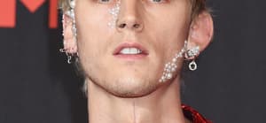 Machine Gun Kelly at 2021 MTV VMAs at the Barclays Center Brooklyn in New York City