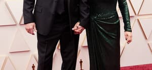 Rex Linn and Reba McEntire at the 94th Academy Awards