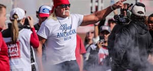 Hulk Hogan at Texas v Arkansas NCAA Football Game