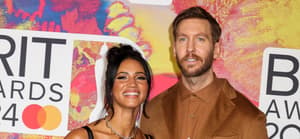 Calvin Harris and his wife Vick Hope