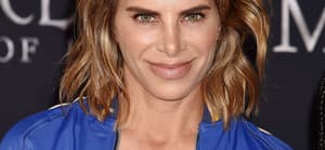 Jillian Michaels posing on the red carpet.