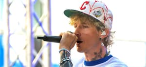 Machine Gun Kelly is seen rocking the Plaza at the Today Show Citi Concert Series this morning in New York City