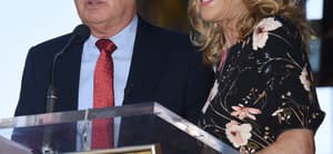 Pat Sajak and Vanna White at Harry Friedman Hollywood Walk of Fame Ceremony