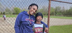 Savitra McClurkin and her son