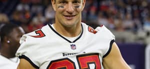 Rob Gronkowski during Texans vs Buccaneers