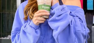 Whitney Leavitt behind-the-scenes for Panera's new Unlimited Sip Club Campaign with Dr. Pepper