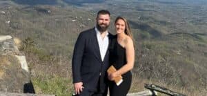 Kylie and Jason Kelce.